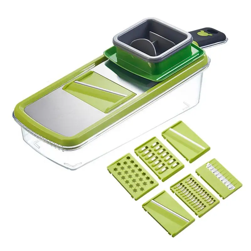 Multifunction Vegetable Cutter Steel Blade Potato Slicer Fruit Peeler Dicing Blades Carrot Cheese Grater Chopper Kitchen Gadgets
Multifunction Vegetable Cutter Steel Blade Potato Slicer Fruit Peeler Dicing Blades Carrot Cheese Grater Chopper Kitchen Gadgets