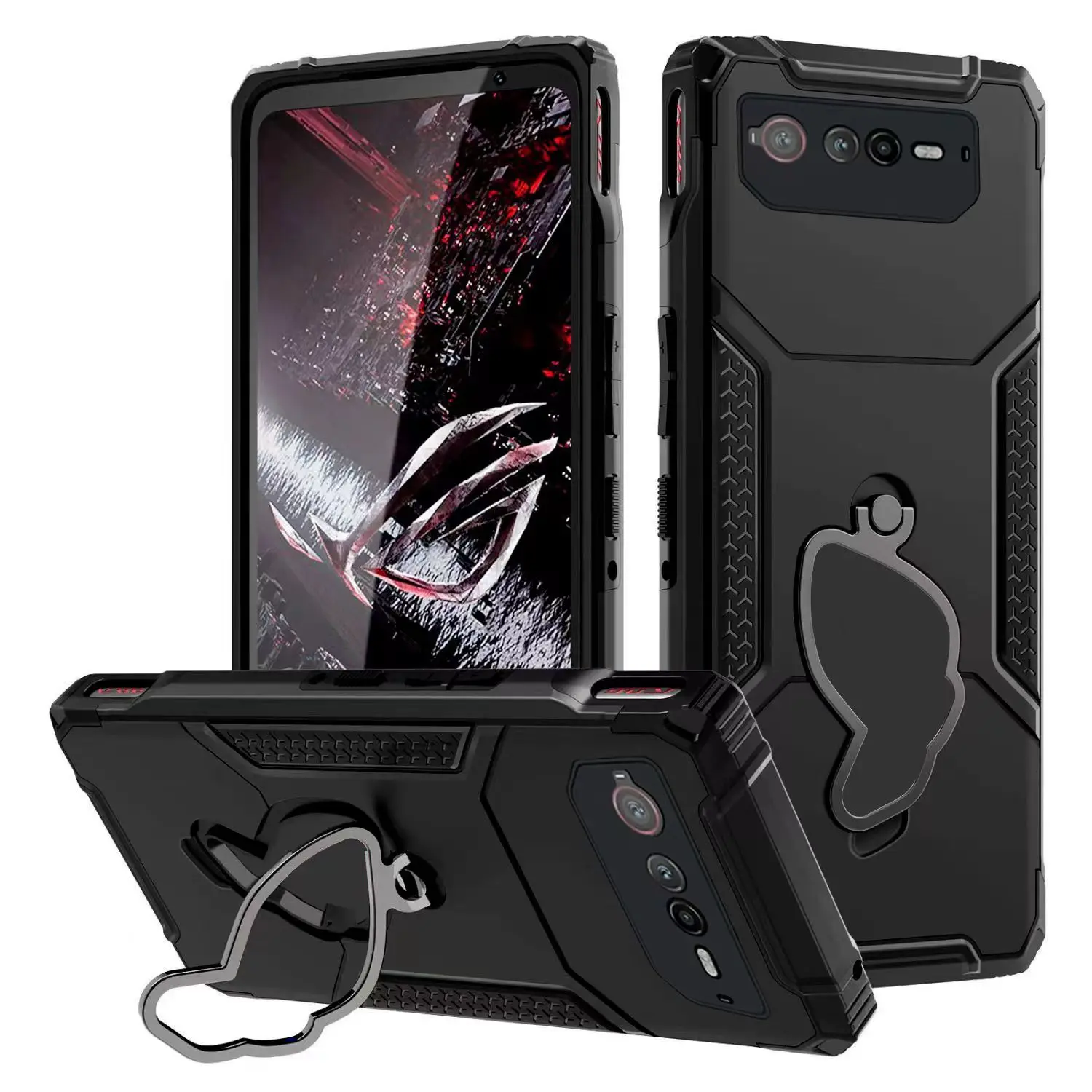 ZSHOW Armor Case for ASUS ROG Phone 6 7 Case Air Trigger Compatible with Kickstand Dust Plug Drop Protection for ROG Phone 6 7
ZSHOW Armor Case for ASUS ROG Phone 6 7 Case Air Trigger Compatible with Kickstand Dust Plug Drop Protection for ROG Phone 6 7