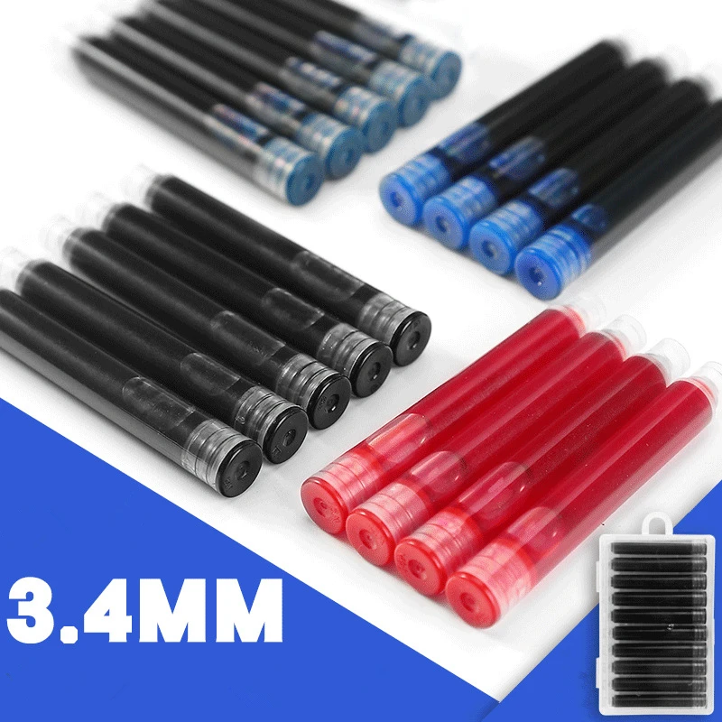 1@#Fountain Pen Replacable Ink Set Black/blue/red Refill School Office Supplies Stationery for Writing
1@#Fountain Pen Replacable Ink Set Black/blue/red Refill School Office Supplies Stationery for Writing