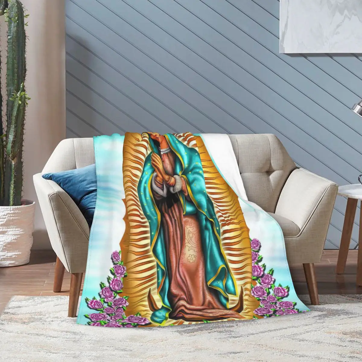 Virgin Mary Bed Blanket Flannel Blanket Flannel Blanket Air conditioning blanket
Virgin Mary Bed Blanket Flannel Blanket Flannel Blanket Air conditioning blanket
