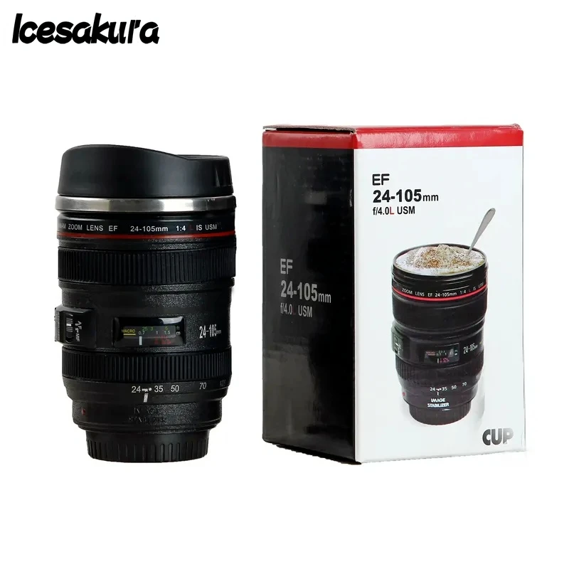 Stainless Steel Camera Lens Coffee Mug EF24-105mm White Black Coffee Mugs Creative Gift Coffee Cups Mini Lens Cup
Stainless Steel Camera Lens Coffee Mug EF24-105mm White Black Coffee Mugs Creative Gift Coffee Cups Mini Lens Cup