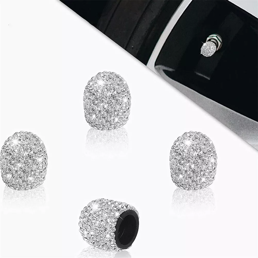 4pcs Universal Diamond Bling Tire Air Valve Stem Cap Diamond Valve Cap For Cars SUV Truck Motorcycles Pink Car Accessories
4pcs Universal Diamond Bling Tire Air Valve Stem Cap Diamond Valve Cap For Cars SUV Truck Motorcycles Pink Car Accessories