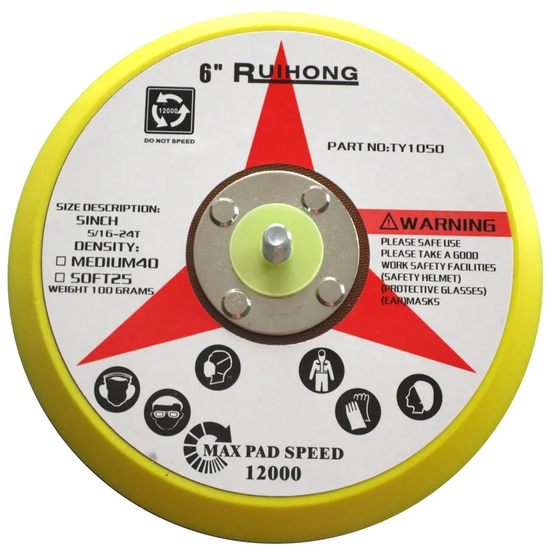Household Sand disc 150MM 5/16\" -24 Thread Circular Orbital Parts Sanding Tool Wheel Workshop 10000 / min speed
Household Sand disc 150MM 5/16\" -24 Thread Circular Orbital Parts Sanding Tool Wheel Workshop 10000 / min speed