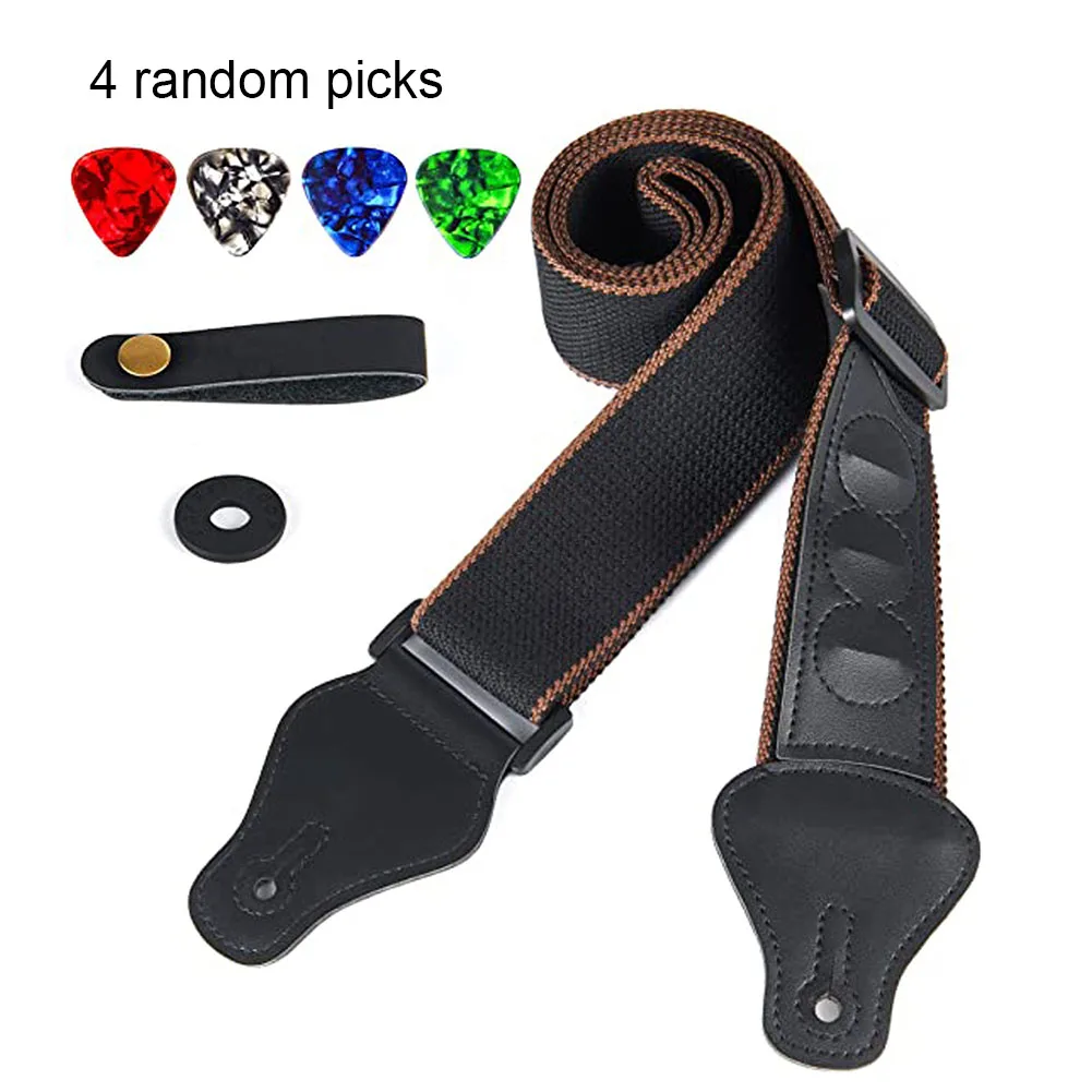 Adjustable Guitar Strap For Acoustic Electric Bass Guitar Can Picks Storage Parts Random Guitar Paddles Felt Washers Neck Strap
Adjustable Guitar Strap For Acoustic Electric Bass Guitar Can Picks Storage Parts Random Guitar Paddles Felt Washers Neck Strap