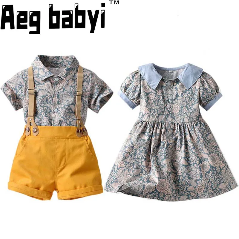 Princess Baby Girls Dress and Kids Baby Boys Shorts Gentleman Suit Family Matching Brother and Sister Summer Children's Clothing
Princess Baby Girls Dress and Kids Baby Boys Shorts Gentleman Suit Family Matching Brother and Sister Summer Children's Clothing