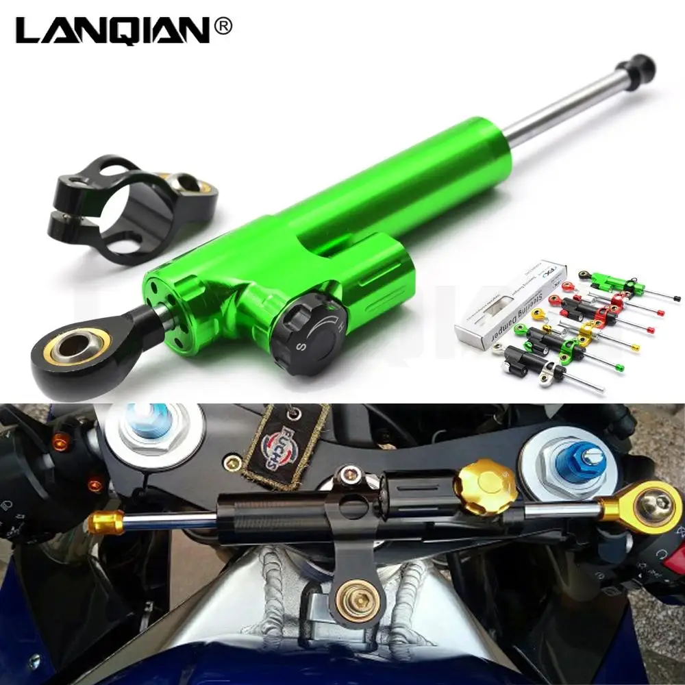 For Kawasaki VERSYS 1000 Z800 NINJA250/300R Z250/Z300 300X Motorcycle Damper Steering Stabilizer Moto Linear Safety Control
For Kawasaki VERSYS 1000 Z800 NINJA250/300R Z250/Z300 300X Motorcycle Damper Steering Stabilizer Moto Linear Safety Control