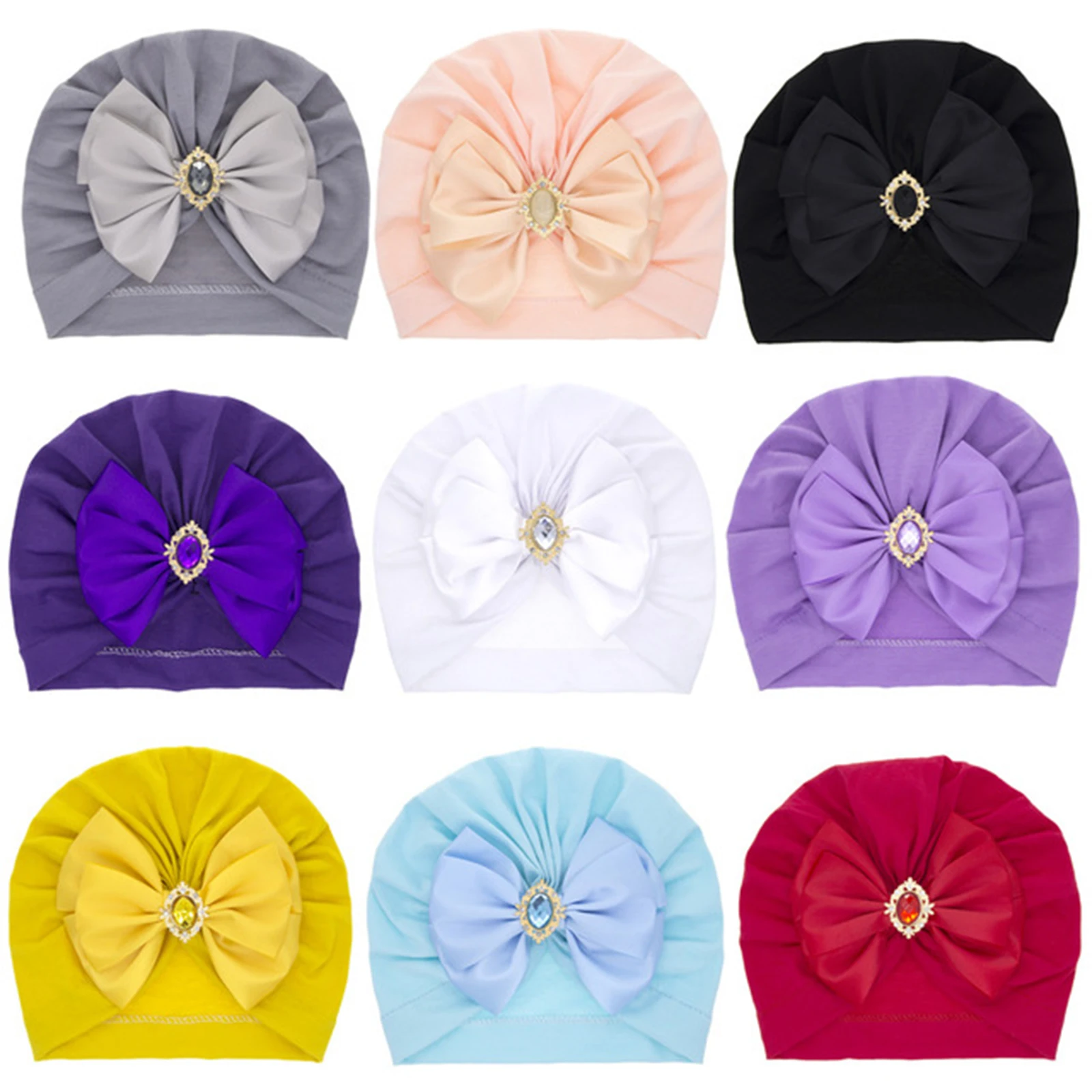 Infant Baby Girls Turban Cap, Shiny Crystal Beanie Hat Stretchy Bonnet Headwraps with Bow Knot 0-2Years
Infant Baby Girls Turban Cap, Shiny Crystal Beanie Hat Stretchy Bonnet Headwraps with Bow Knot 0-2Years