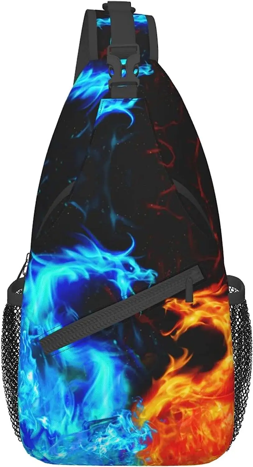 Sling Bag Flame Dragon Sling Backpack Crossbody Bag water resistant Shoulder Chest Bags for men women Travel Hiking Gym
Sling Bag Flame Dragon Sling Backpack Crossbody Bag water resistant Shoulder Chest Bags for men women Travel Hiking Gym