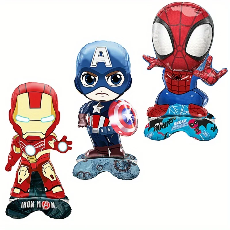 Набор из 3 фольгированных шаров Marvel: Человек-паук, Железный человек + Капитан Америка, украшения для праздничной вечеринки в стиле супергероев.
Набор из 3 фольгированных шаров Marvel: Человек-паук, Железный человек + Капитан Америка, украшения для праздничной вечеринки в стиле супергероев.