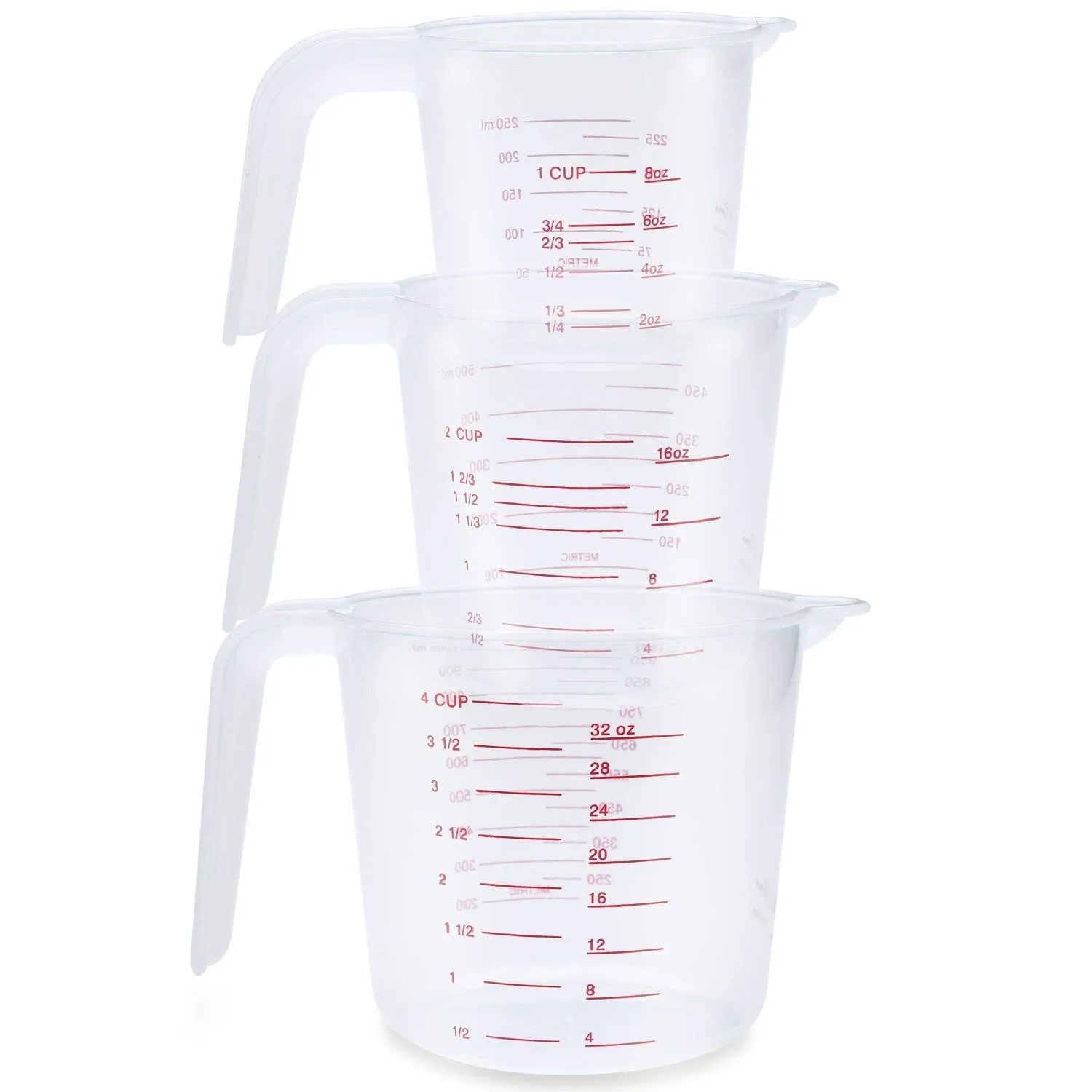 1PC 250/500/600/1000ML Plastic Measuring Cup Transparent Graduated Pot Cup Kitchen Caking Baking Measuring Graduated Cup Tools
1PC 250/500/600/1000ML Plastic Measuring Cup Transparent Graduated Pot Cup Kitchen Caking Baking Measuring Graduated Cup Tools