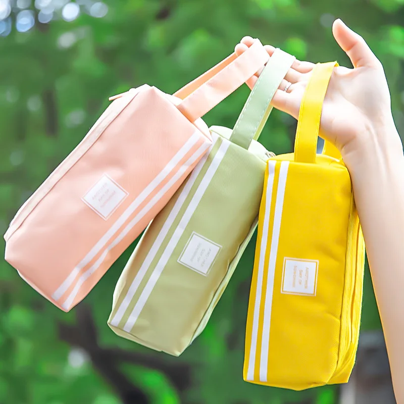 Double-Layer Solid Color Canvas Pencil Case Multi-Functional Large-Capacity Student Portable Storage Stationery Bag Pencil Case
Double-Layer Solid Color Canvas Pencil Case Multi-Functional Large-Capacity Student Portable Storage Stationery Bag Pencil Case