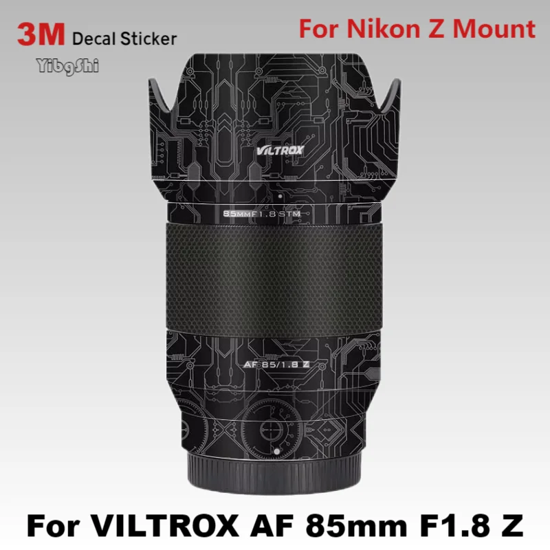 Для VILTROX AF 85 мм F1.8 Z для Nikon Mount наклейка на объектив защитная кожу пленка от царапин