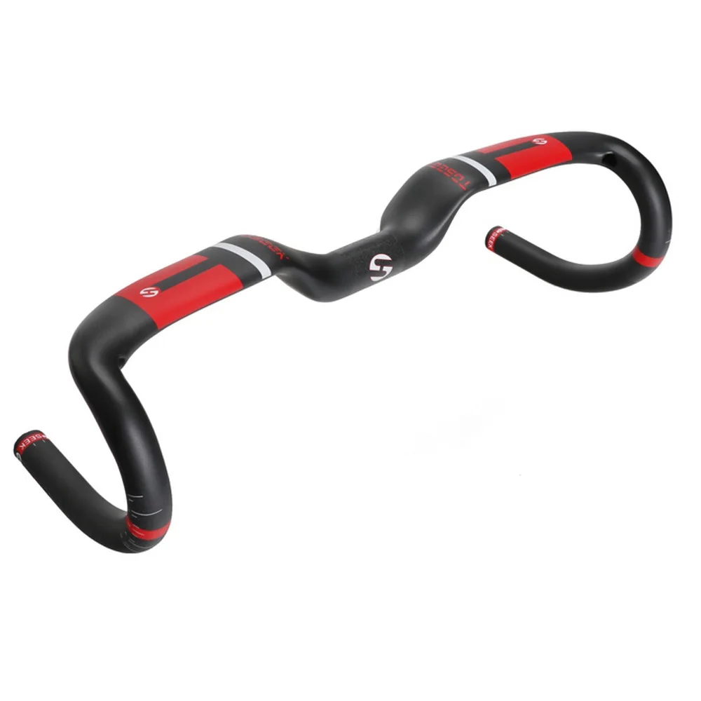 TOSEEK 31.8mm Bicycle Bend Handlebar Uplift Style For Racing Road Bike Ultralight Carbon Fiber Handle Bar Bike Accessories
TOSEEK 31.8mm Bicycle Bend Handlebar Uplift Style For Racing Road Bike Ultralight Carbon Fiber Handle Bar Bike Accessories