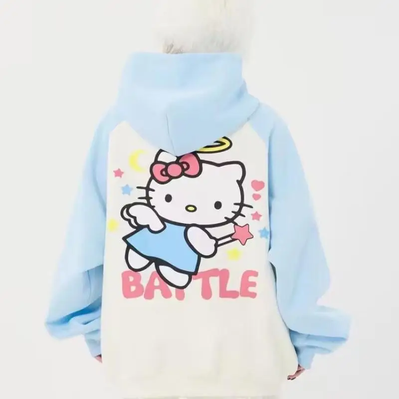 Sanrio Hellokitty Y2K Kuromi Cartoon Hoodie My Melody Girl Pure Cotton Casual Top Loose Fitting Sportswear Lovers Clothes Gift
Sanrio Hellokitty Y2K Kuromi Cartoon Hoodie My Melody Girl Pure Cotton Casual Top Loose Fitting Sportswear Lovers Clothes Gift