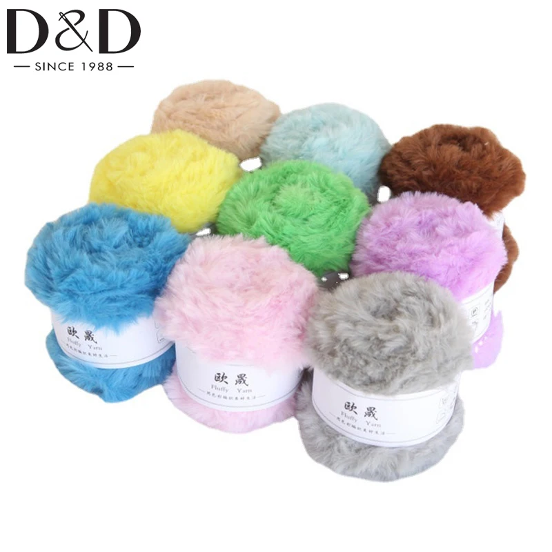 32M Faux Fur Fluffy Mink Yarn Wool Cashmere DIY Hand Knitting Crochet Baby Soft Plush Yarn Threads For Sweater Hats
32M Faux Fur Fluffy Mink Yarn Wool Cashmere DIY Hand Knitting Crochet Baby Soft Plush Yarn Threads For Sweater Hats