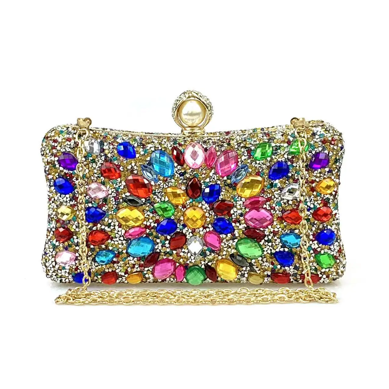

Разноцветный женский вечерний клатч, кошелек с жемчугом, свадебная сумка с блестящими бриллиантами, роскошные дизайнерские сумки с кристаллами для свадьбы, выпускного вечера
