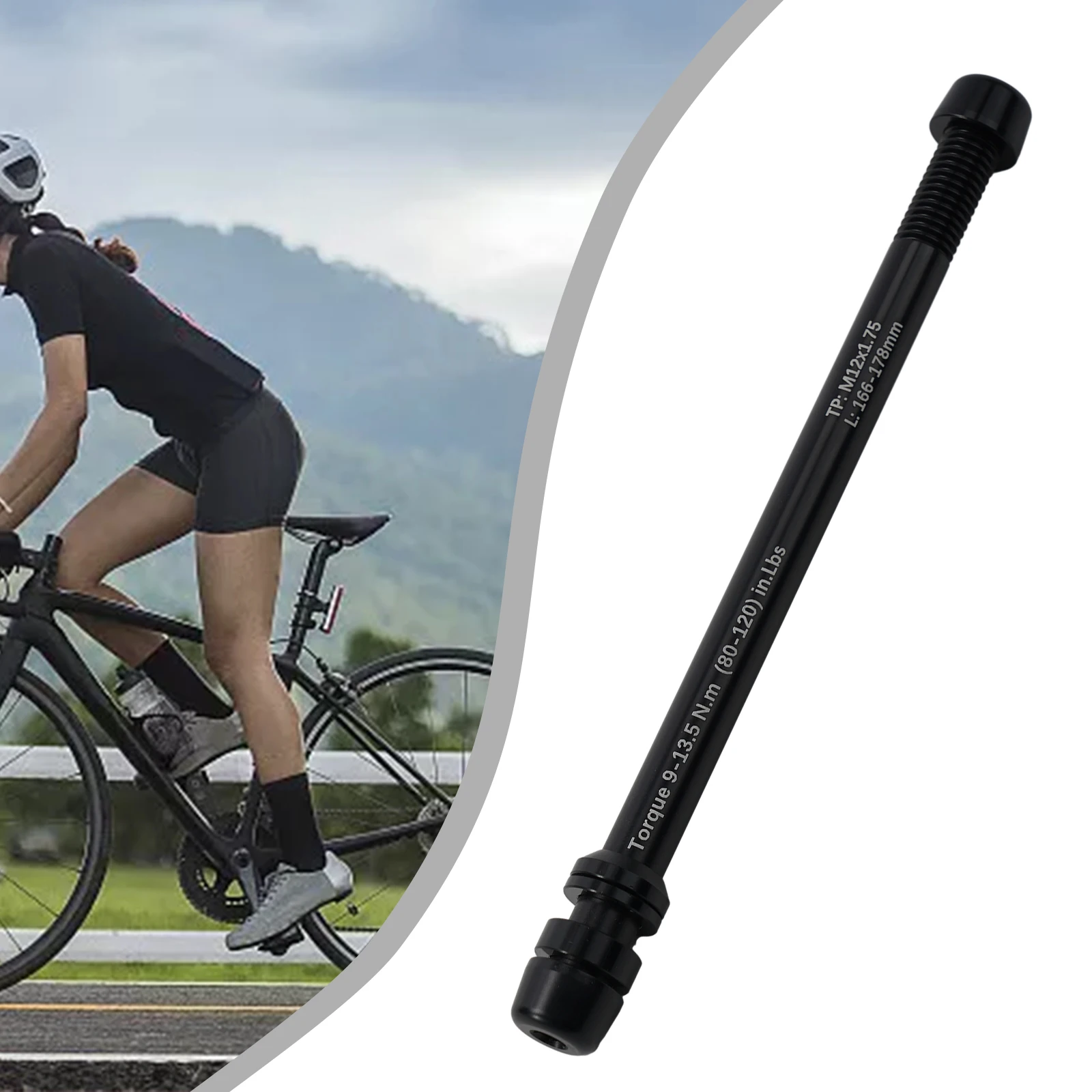 1pc BicycleTrainer Thru Axle Skewer 12x142-148mm P1.5/P1.75 Bicycle Indoor Sports Aluminum Alloy Black Cycling Accessories
1pc BicycleTrainer Thru Axle Skewer 12x142-148mm P1.5/P1.75 Bicycle Indoor Sports Aluminum Alloy Black Cycling Accessories