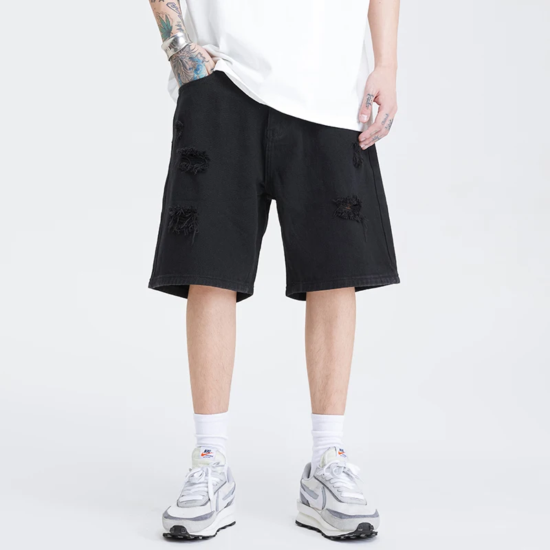 2022 Summer American High Street Classic Casual Fashion Brand Ripped Denim Shorts Men's Loose Joker Plus Size Pants
2022 Summer American High Street Classic Casual Fashion Brand Ripped Denim Shorts Men's Loose Joker Plus Size Pants