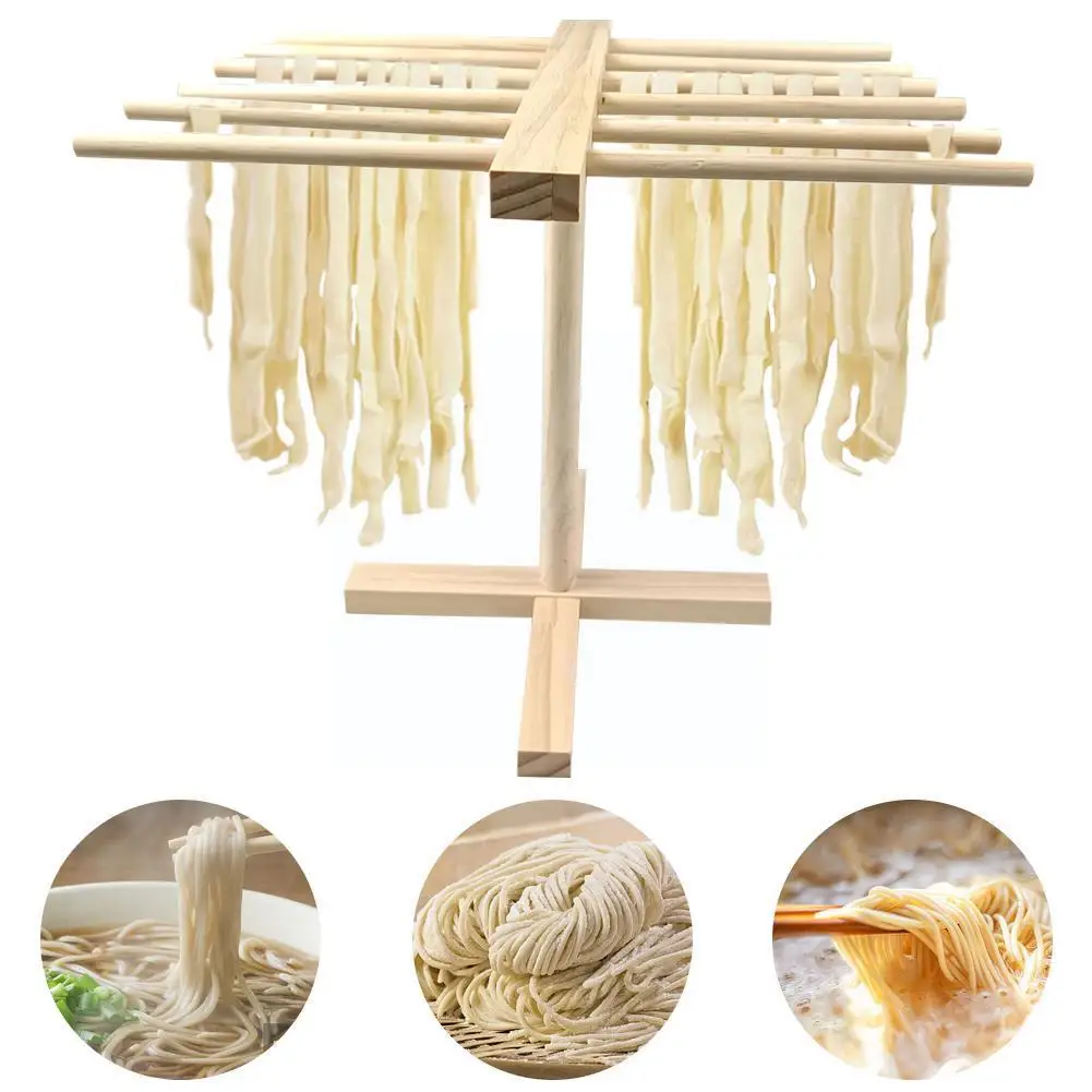 8 Row Wooden Handmade Spaghetti Pasta Drying Rack Vermicelli Stand Multifunctional Noodle Rack Storage Kitchen Linguine Han A5P3
8 Row Wooden Handmade Spaghetti Pasta Drying Rack Vermicelli Stand Multifunctional Noodle Rack Storage Kitchen Linguine Han A5P3