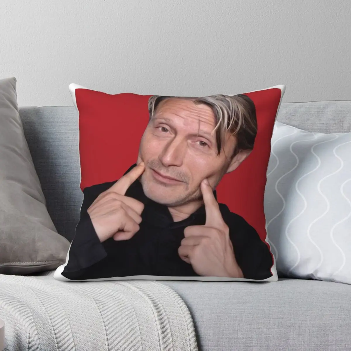 Чехол для подушки Mads Mikkelsen, полиэстеровый льняной бархатный чехол с принтом на молнии, декоративный чехол для подушки
Чехол для подушки Mads Mikkelsen, полиэстеровый льняной бархатный чехол с принтом на молнии, декоративный чехол для подушки