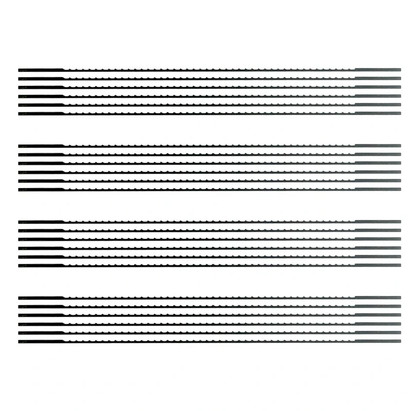 Scroll Saw Blades Plain End 5 Inch 24PCS 12 TPI Regular Tooth For Woodworking DIY
Scroll Saw Blades Plain End 5 Inch 24PCS 12 TPI Regular Tooth For Woodworking DIY