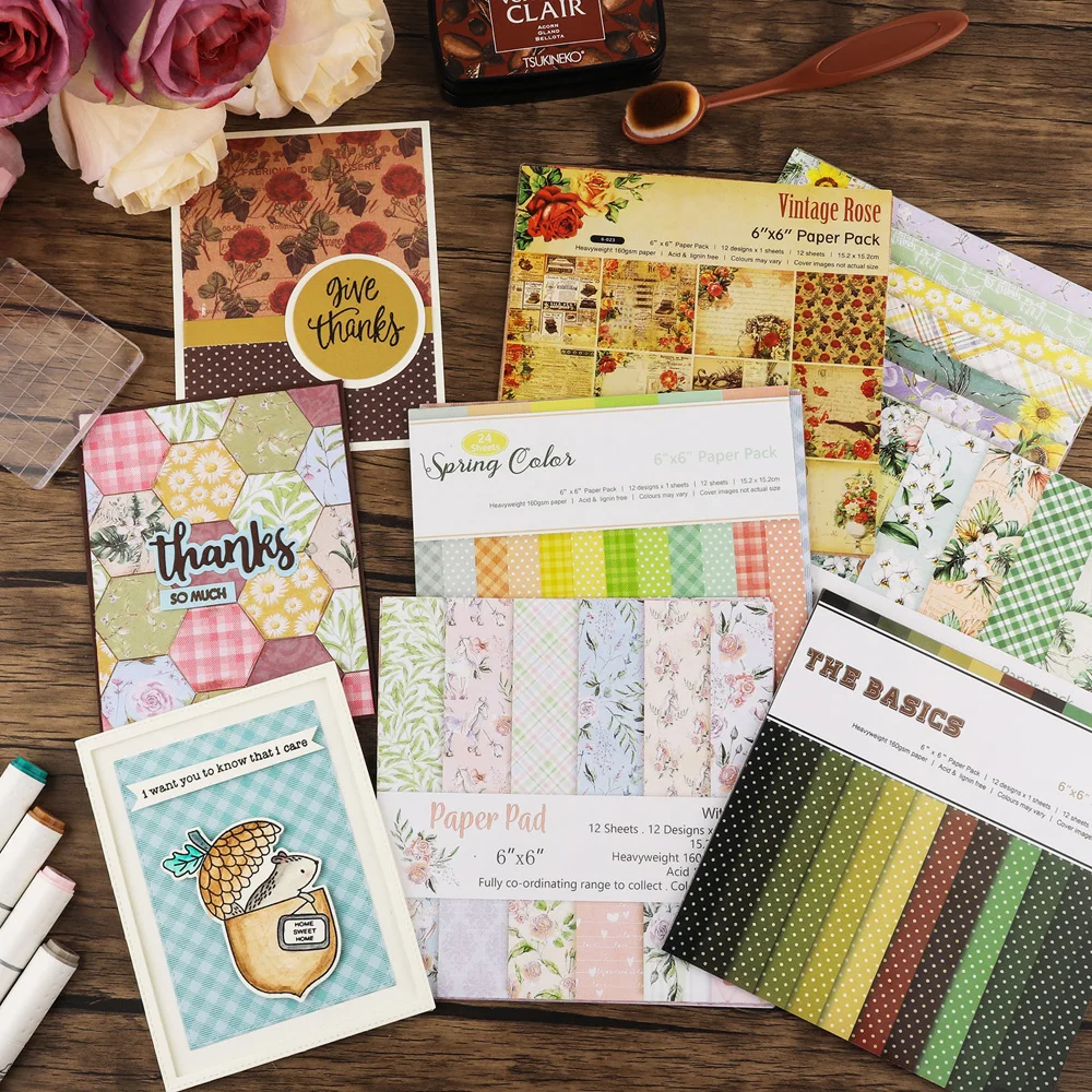 12 Sheets Background Paper Pads 6X6Inch Scrapbooking Paper Vintage Journal Planner Paper Pad Cardstock Handmade Crafts for Diy
12 Sheets Background Paper Pads 6X6Inch Scrapbooking Paper Vintage Journal Planner Paper Pad Cardstock Handmade Crafts for Diy