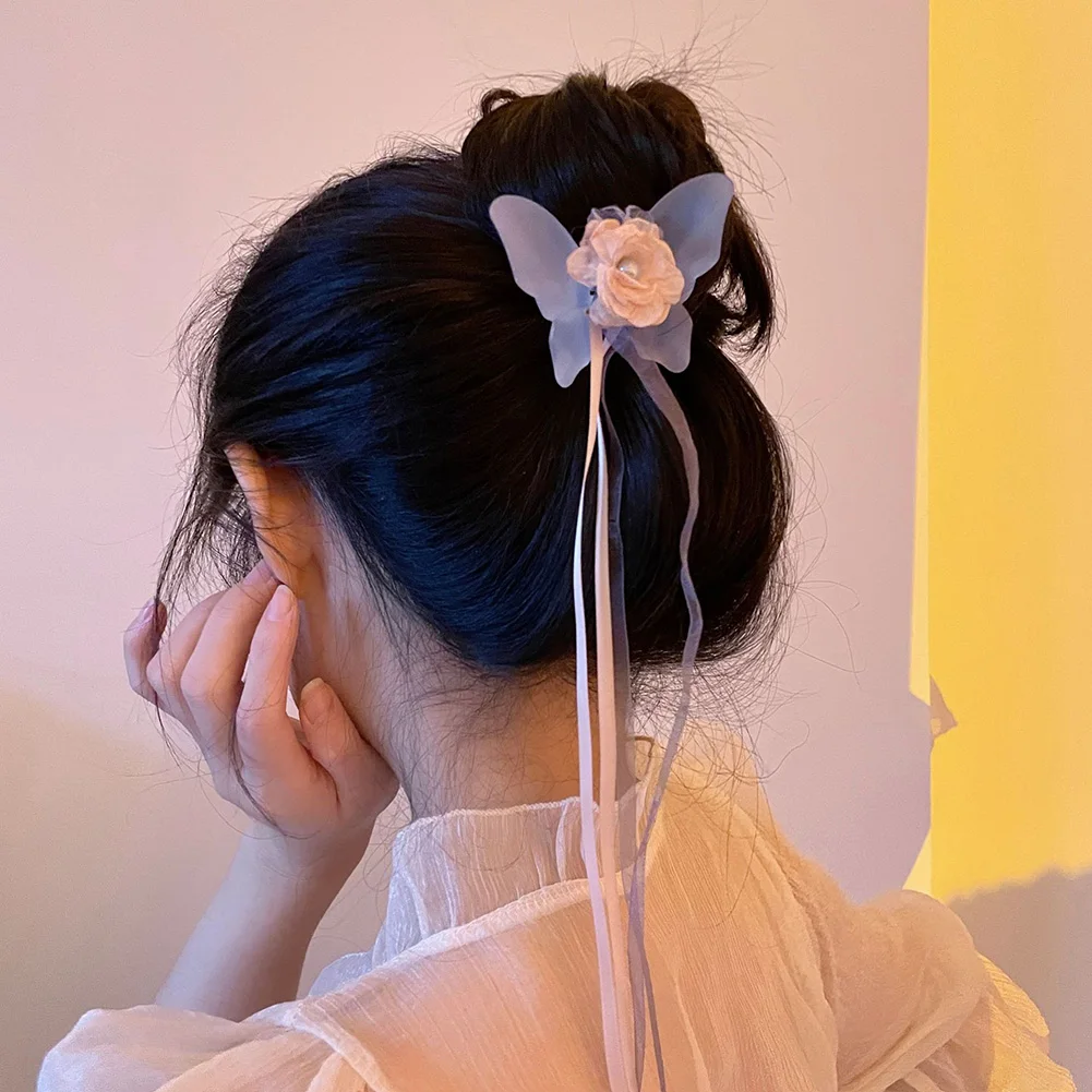 New High Quality Satin Streamers Bow Barrettes Hairpins For Women Flower Hair Clips Ribbon Ponytail Hair Accessories
New High Quality Satin Streamers Bow Barrettes Hairpins For Women Flower Hair Clips Ribbon Ponytail Hair Accessories