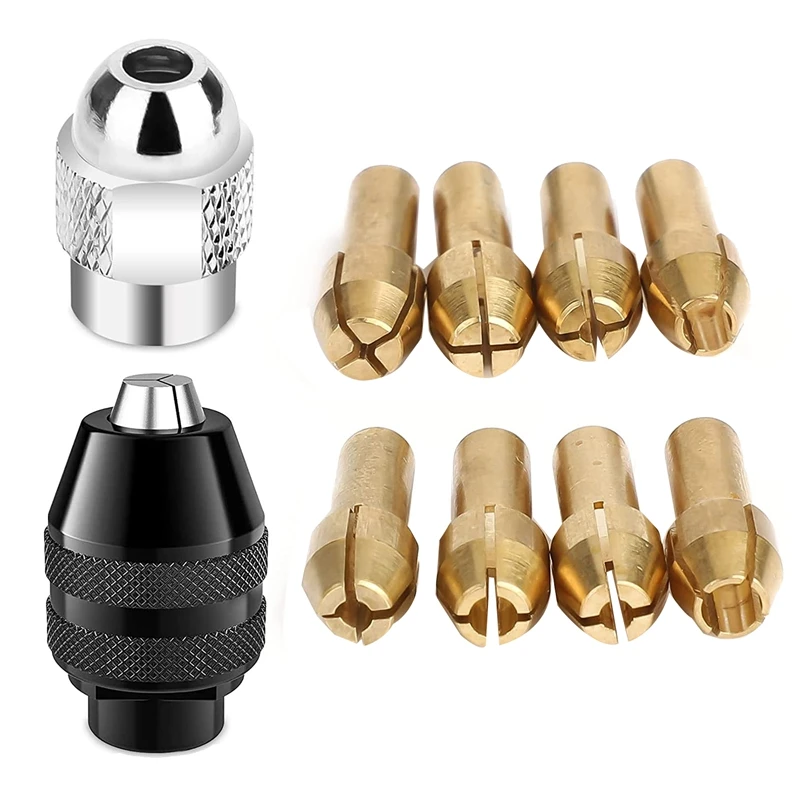 Electric Mill Copper Chuck Nut Collet Tool Replacement 4485 Brass Quick Change Rotary Drill Nut Tool Set Rotary Tool
Electric Mill Copper Chuck Nut Collet Tool Replacement 4485 Brass Quick Change Rotary Drill Nut Tool Set Rotary Tool