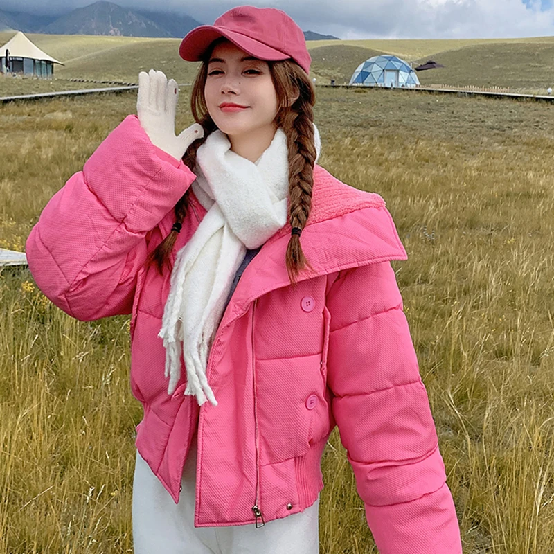 Patchwork Jacket Korean Fashion Short Parka Clothes Woman Winter Warm Snow Wear Coat Office Lady Clothing Outwear Orwindny
Patchwork Jacket Korean Fashion Short Parka Clothes Woman Winter Warm Snow Wear Coat Office Lady Clothing Outwear Orwindny