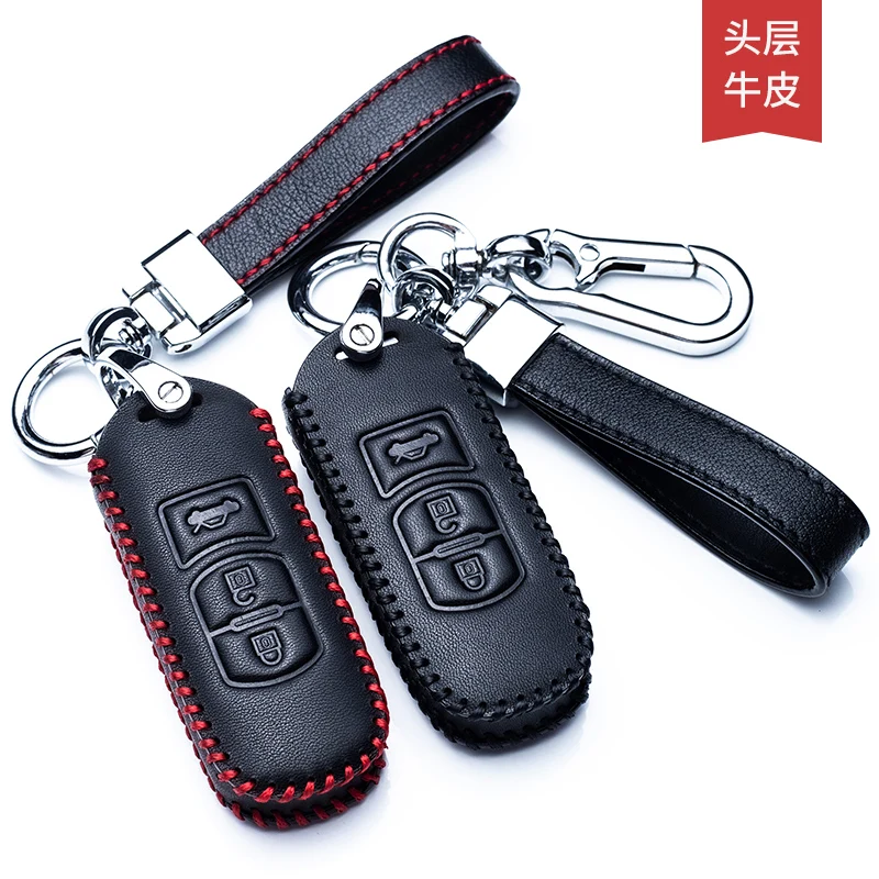 for Mazda 3 / 6 CX-5 CX-4 Atenza Leather Car Key Case Car Keychain Interior Auto Accessories
for Mazda 3 / 6 CX-5 CX-4 Atenza Leather Car Key Case Car Keychain Interior Auto Accessories