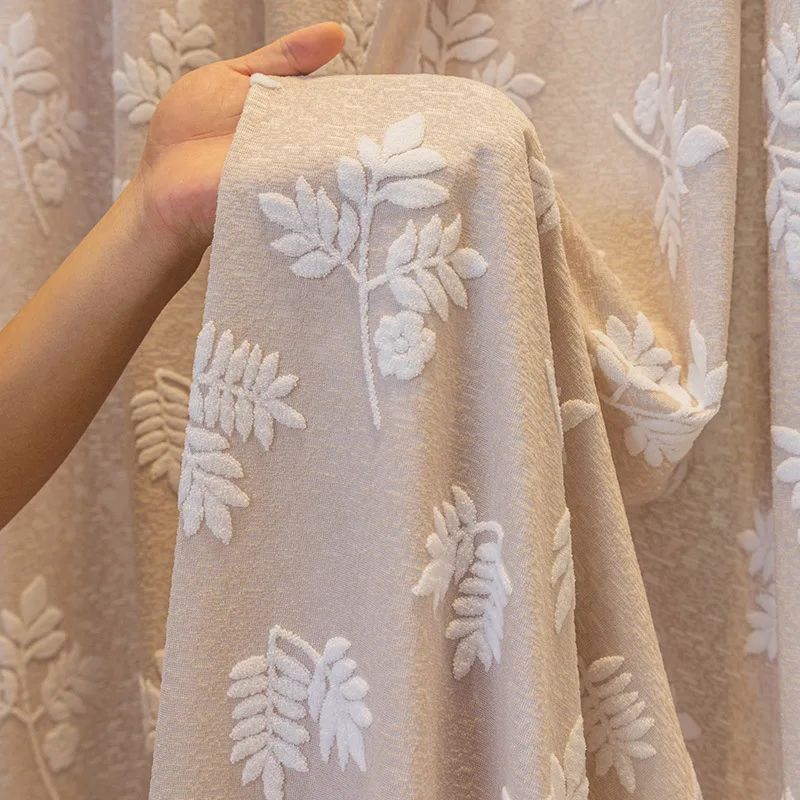 Modern Fresh Curtains for Living Room Pink Semi Shading Cortina Three-dimensional Relief Curtain White Tulle Window Home Custom
Modern Fresh Curtains for Living Room Pink Semi Shading Cortina Three-dimensional Relief Curtain White Tulle Window Home Custom