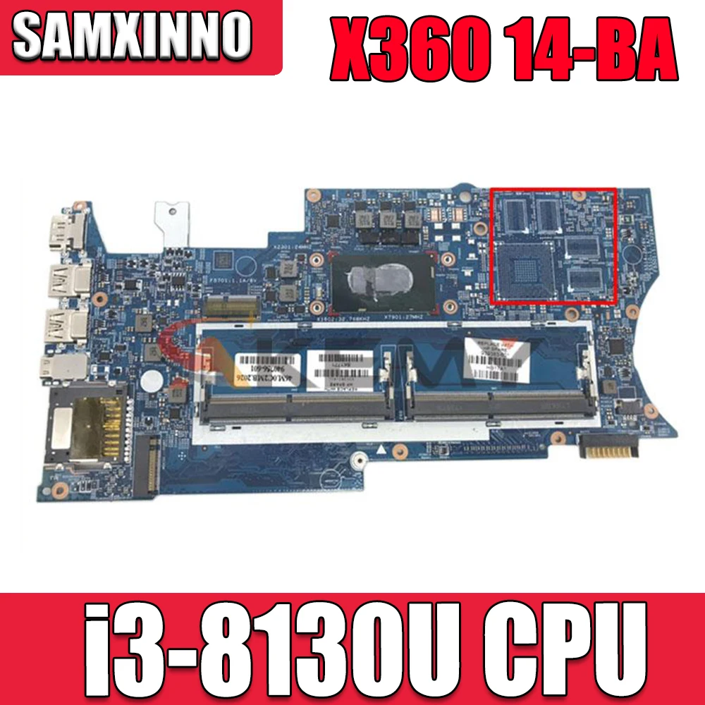 17817-1 Laptop Motherboard For HP PAVILION X360 14-BA Original Mainboard i3-8130U CPU GM 939381-601 939381-001
17817-1 Laptop Motherboard For HP PAVILION X360 14-BA Original Mainboard i3-8130U CPU GM 939381-601 939381-001
