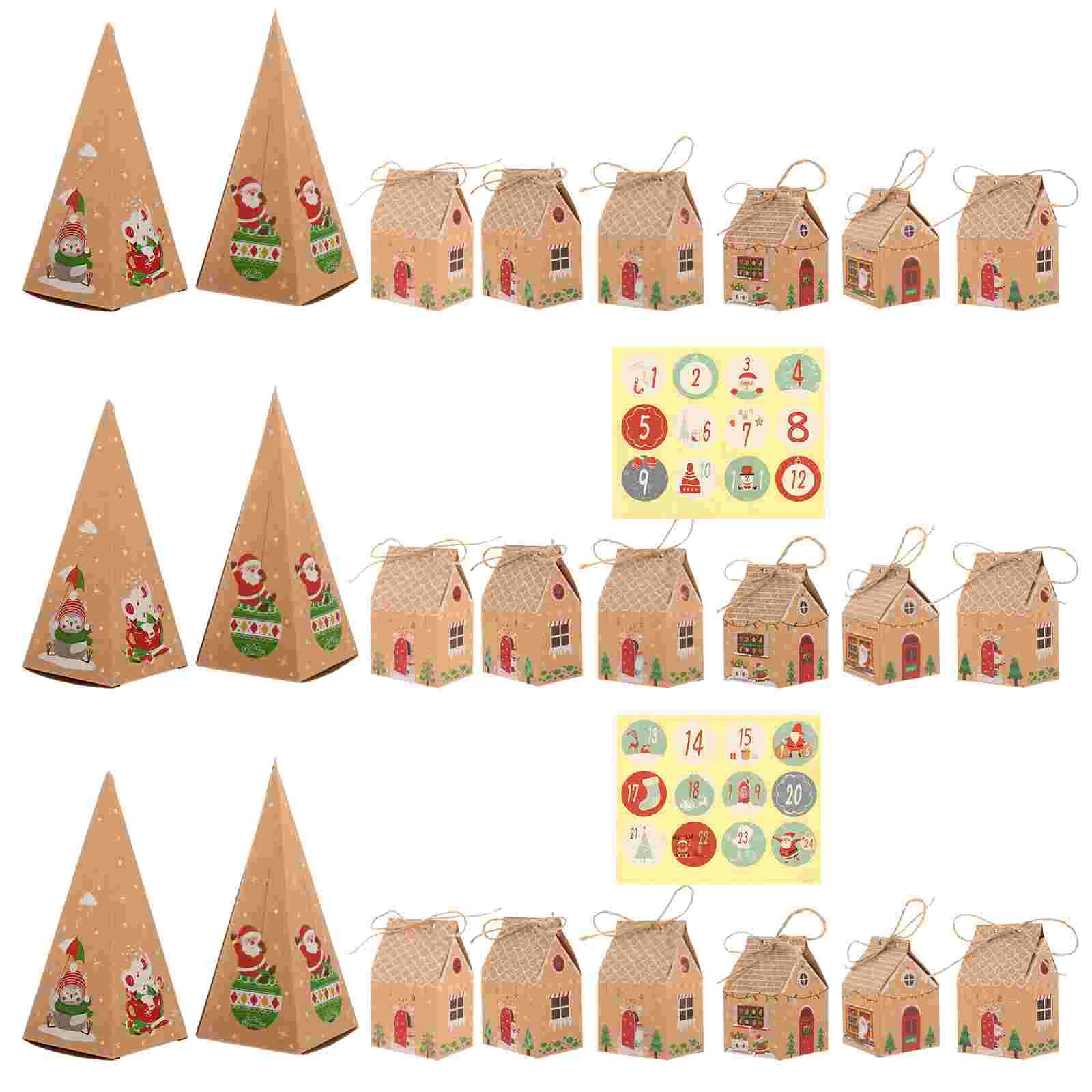 1 Набор, подарочные коробки с обратным отсчетом
1 Набор, подарочные коробки с обратным отсчетом