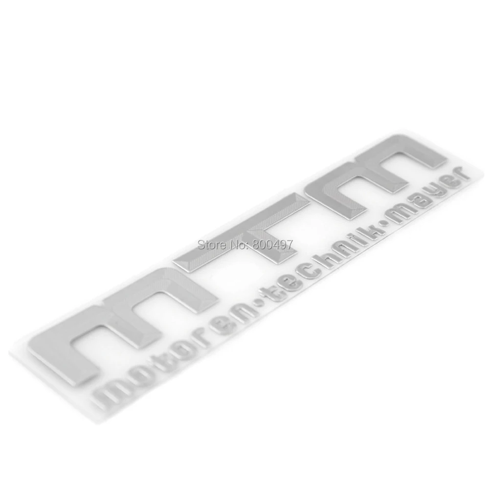 

Новинка, 3D значок для багажника автомобиля из никелевого сплава, наклейка-эмблема, аксессуары, клейкий значок для стайлинга автомобиля, наклейка для MTM Motoren Technik Mayer