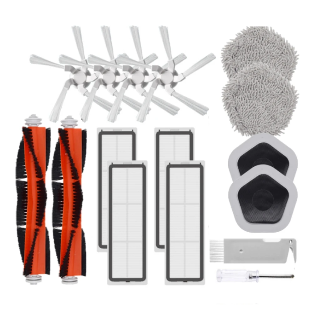 

16Pcs for XiaoMi Dreame Bot W10 & W10 Pro Robot HEPA Filter Main Side Brush Mop Cloth and Mop Holder Vacuum Cleaner A