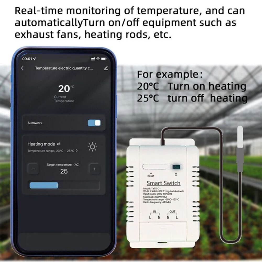 Smart Switch Temperature Sensor DS18B20 High Accuracy Home Timing Waterproof WiFi Wireless With Probe Brand New
Smart Switch Temperature Sensor DS18B20 High Accuracy Home Timing Waterproof WiFi Wireless With Probe Brand New