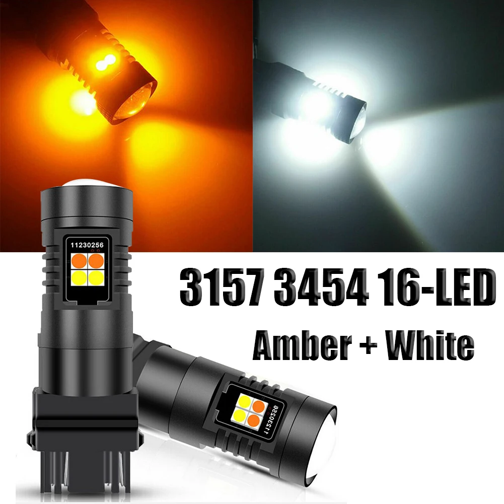 1pair/set For Ford F-250 11-15 Switchback 3157 3454 16-LED Turn Signal Light Amber White Auto Replacement Parts
1pair/set For Ford F-250 11-15 Switchback 3157 3454 16-LED Turn Signal Light Amber White Auto Replacement Parts
