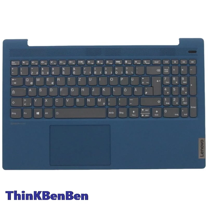 DE немецкая клавиатура верхний корпус подставка для рук чехол Lenovo Ideapad 5 15 ITL05 IIL05