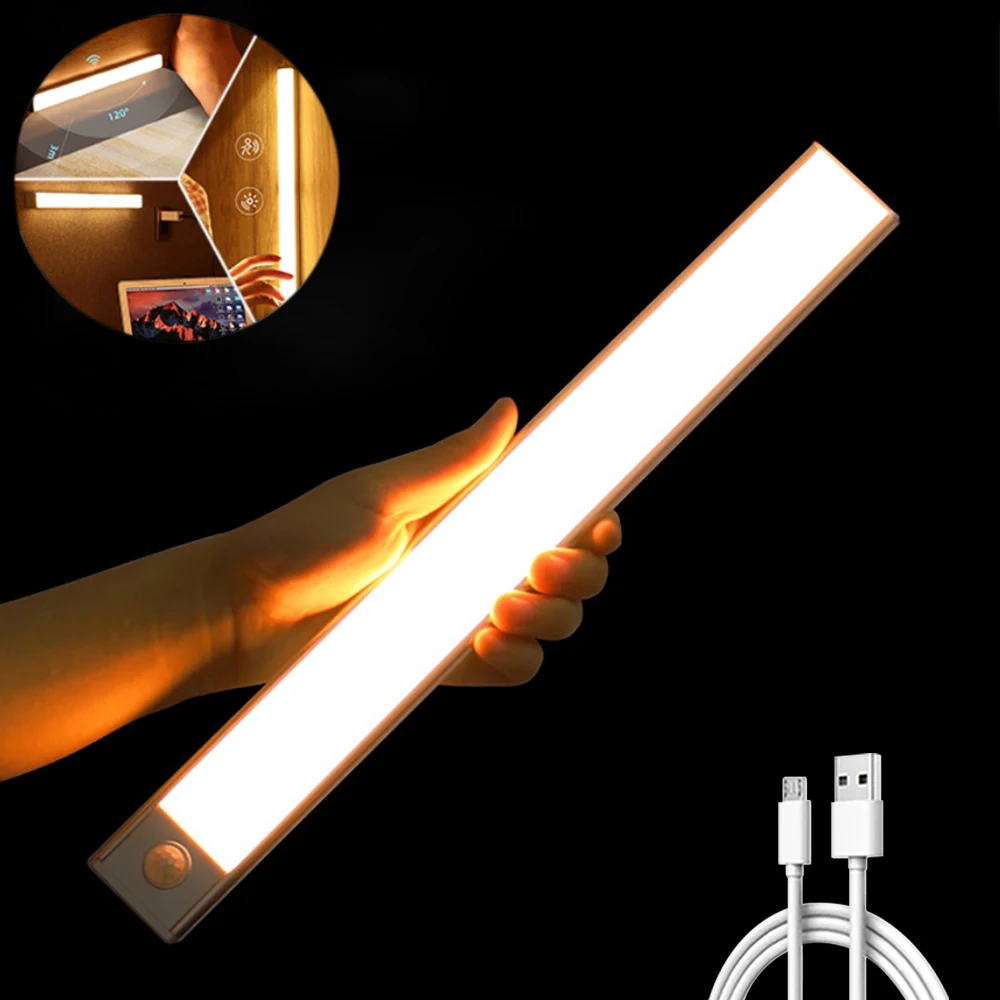 LED Night Light Kitchen USB Lights Cabinet Wardrobe Ultra Thin Kitchen PIR Motion Sensor LED Magnetic Aluminum Shell Lamp
LED Night Light Kitchen USB Lights Cabinet Wardrobe Ultra Thin Kitchen PIR Motion Sensor LED Magnetic Aluminum Shell Lamp