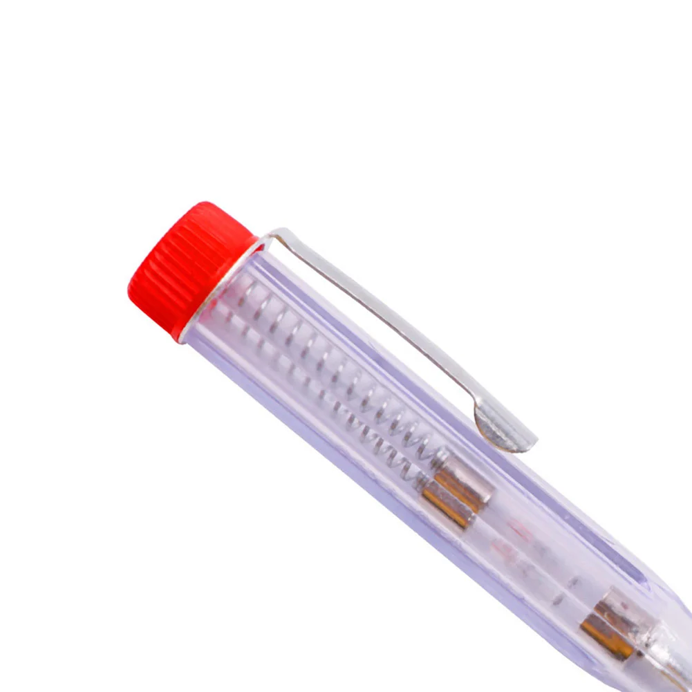 Long Probe Pen Wire Circuit Tester Auto Parts Carbon Steel Tool 1 Pc 13cm 2.2cm 20 AMP 3 Watt Bulb 50g 6V-24V DC
Long Probe Pen Wire Circuit Tester Auto Parts Carbon Steel Tool 1 Pc 13cm 2.2cm 20 AMP 3 Watt Bulb 50g 6V-24V DC
