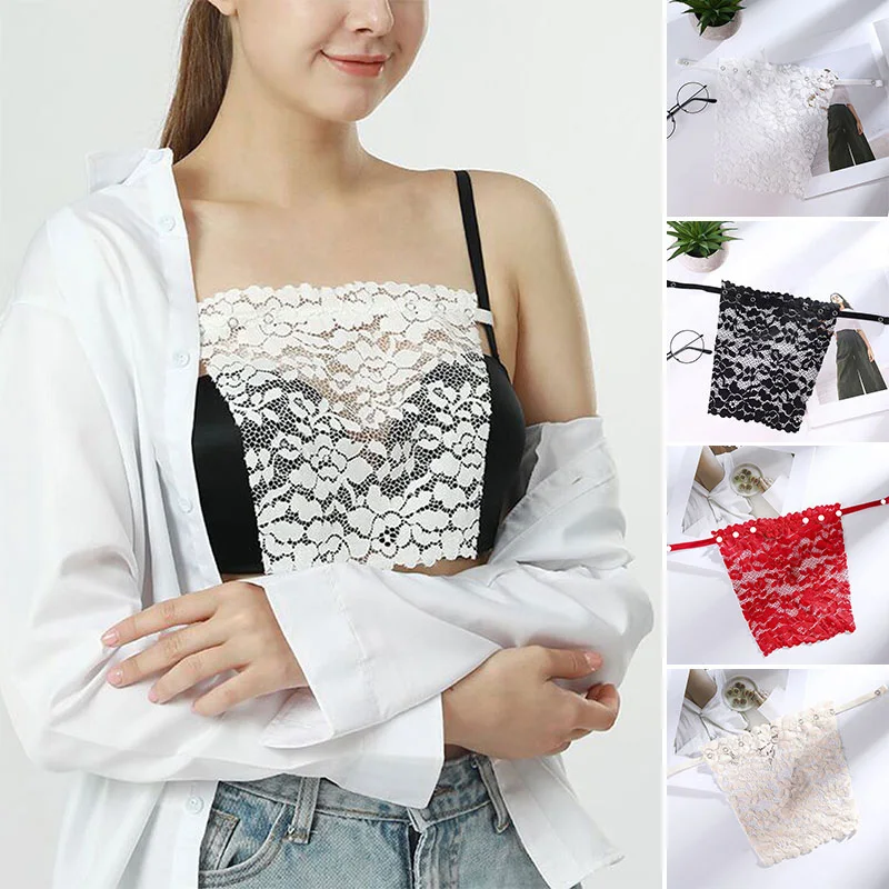 Women'S Lace Tube Top Seamless Cleavage Cover Up Tube Top Invisible Anti Peep Bra Solid Color Mock Camisole Bra Accessories
Women'S Lace Tube Top Seamless Cleavage Cover Up Tube Top Invisible Anti Peep Bra Solid Color Mock Camisole Bra Accessories