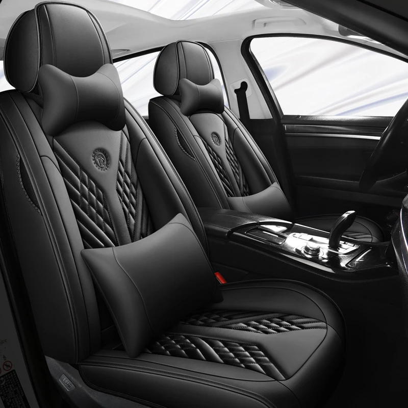 

Универсальный чехол на автомобильное сиденье для Ford Focus mk3 Prado 120 Kia Sportage nq5 Nissan Аксессуары листик crafts SUV Sedan полный комплект