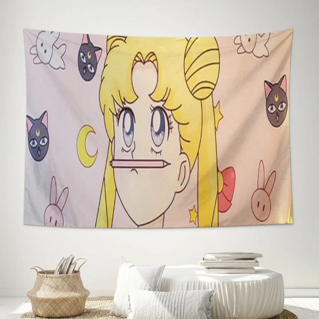 Cute-sailor-moon-hanging Cloth Background Fabric Ins Girl Room Decoration Dormitory Bedroom Wall Bedspread Cloth Tapestry Decor
Cute-sailor-moon-hanging Cloth Background Fabric Ins Girl Room Decoration Dormitory Bedroom Wall Bedspread Cloth Tapestry Decor