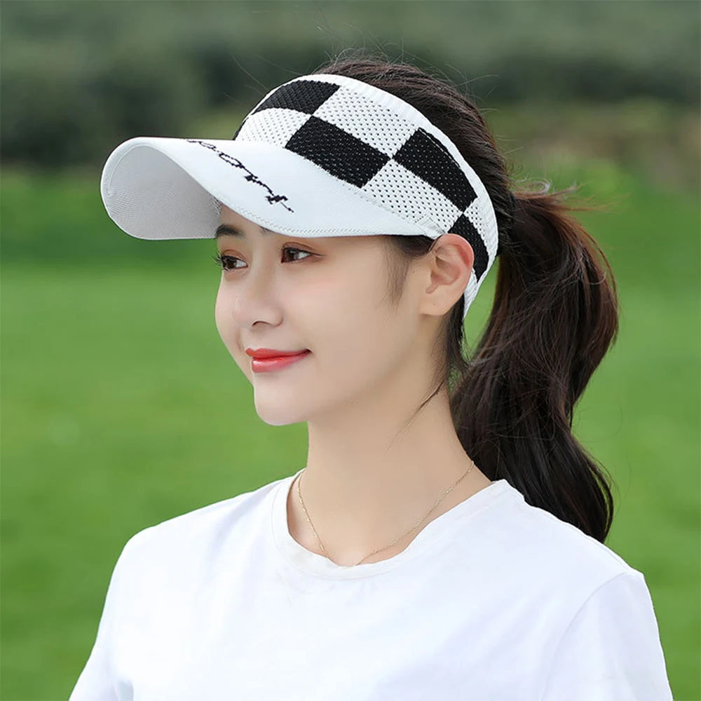 Summer Breathable Sun Visor Hat Women Sports Tennis Golf Headband Cap Ladies Adjustable UV Protection Top Empty Outdoor Hats A50
Summer Breathable Sun Visor Hat Women Sports Tennis Golf Headband Cap Ladies Adjustable UV Protection Top Empty Outdoor Hats A50