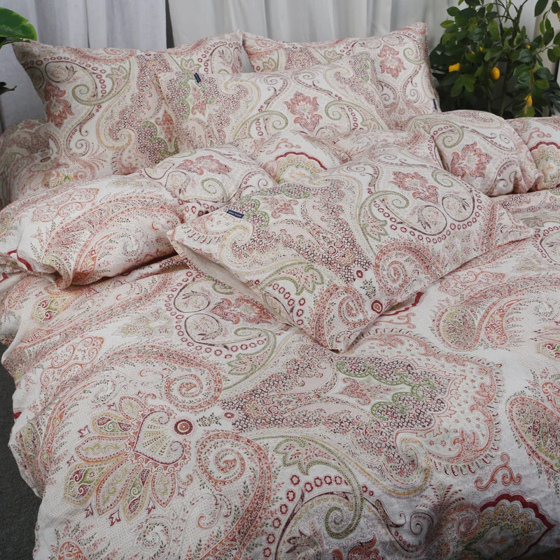 Комплект постельного белья из 100% чистого льна с пододеяльником, 2/3 шт., Комплект постельного белья с винтажным принтом, Королевский размер (одеяло + наволочки)
Комплект постельного белья из 100% чистого льна с пододеяльником, 2/3 шт., Комплект постельного белья с винтажным принтом, Королевский размер (одеяло + наволочки)