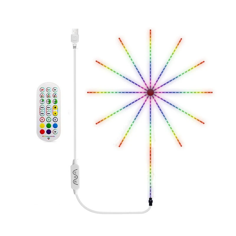 Firework Night Lamp RGB Music Sound Sync Bluetooth APP LED Strip For Home Bedroom Decor Gift
Firework Night Lamp RGB Music Sound Sync Bluetooth APP LED Strip For Home Bedroom Decor Gift