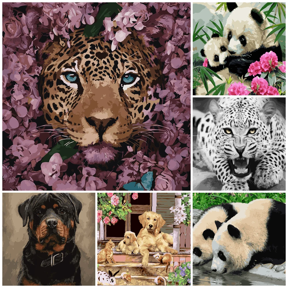 Paint girl DIY Painting By Numbers animal panda leopard dog 40x50cm VA-2869 picture by numbers adults 2022
Paint girl DIY Painting By Numbers animal panda leopard dog 40x50cm VA-2869 picture by numbers adults 2022