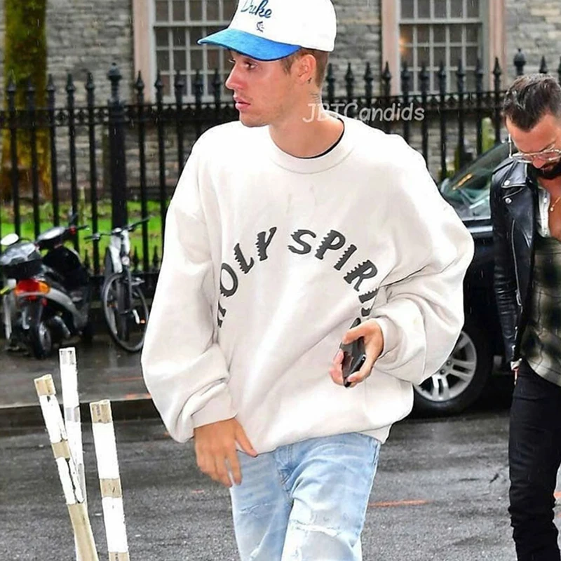 Justin Bieber Holy Spirit O Neck Hoodeis Men and Women Streetwear Loose Casual Sweatshirt Harajuku Oversize Terry Pullover Hoody
Justin Bieber Holy Spirit O Neck Hoodeis Men and Women Streetwear Loose Casual Sweatshirt Harajuku Oversize Terry Pullover Hoody