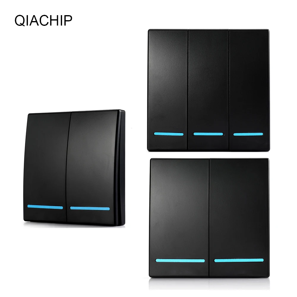QIACHIP 2/3 gang 433Mhz smart push Wireless Switch Light RF Remote Control 110V 220V receiver Wall Panel button Ceiling Lamp
QIACHIP 2/3 gang 433Mhz smart push Wireless Switch Light RF Remote Control 110V 220V receiver Wall Panel button Ceiling Lamp