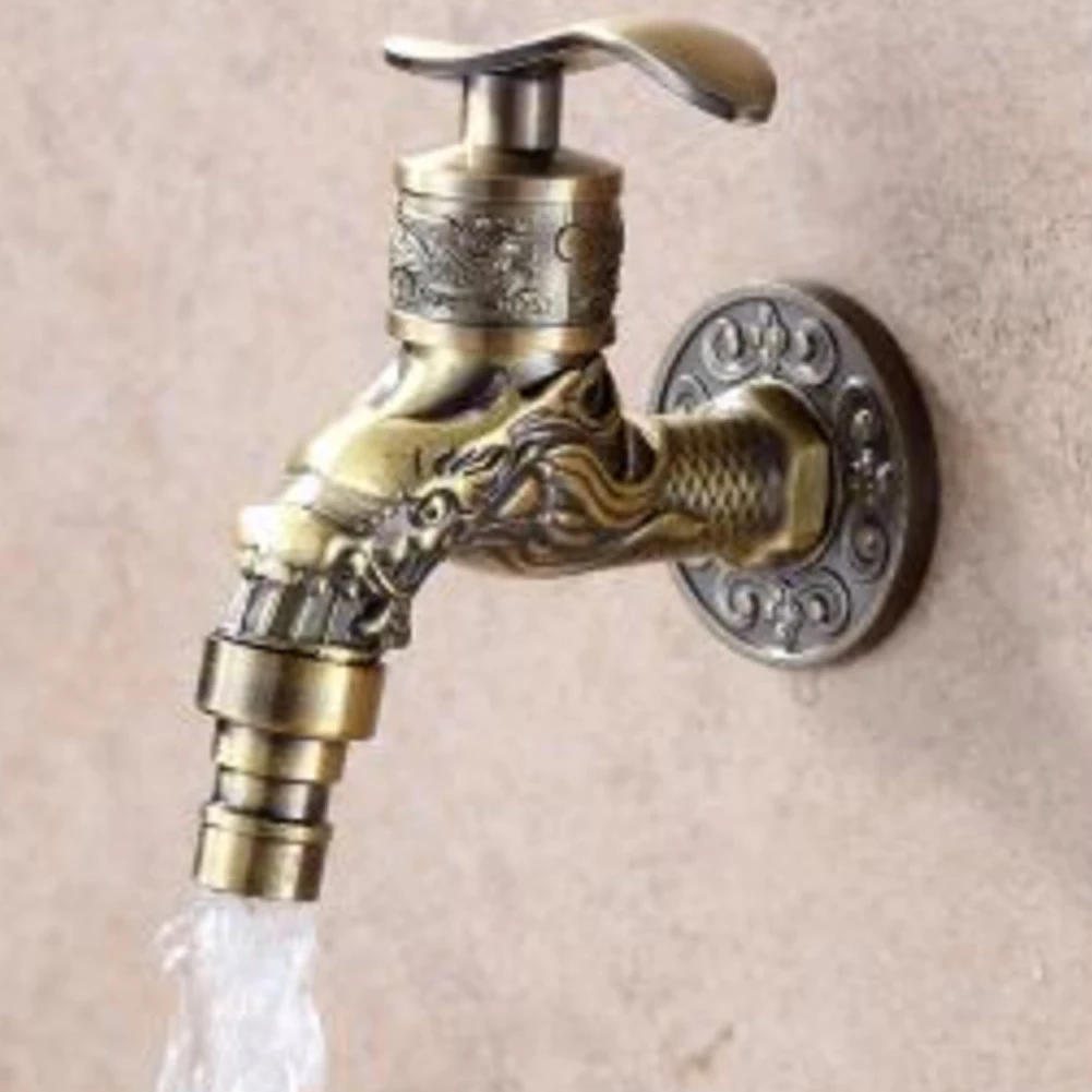 Accessories Antique Bronze Bibcock Garden Wall Mounted Decorative Tap Home Use Small Single Hole Outdoor Water Faucet Zinc Alloy
Accessories Antique Bronze Bibcock Garden Wall Mounted Decorative Tap Home Use Small Single Hole Outdoor Water Faucet Zinc Alloy